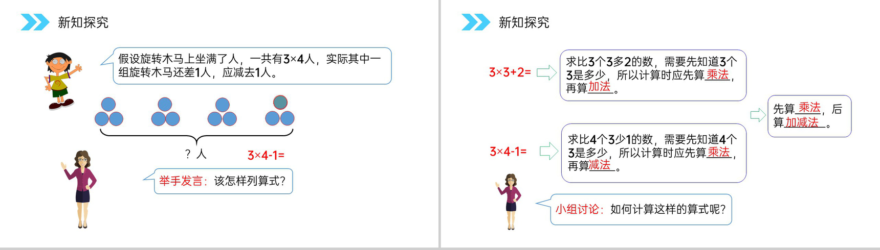 《乘加、乘减》人教版小学数学二年级上册PPT课件（第4.2.4课时）-5