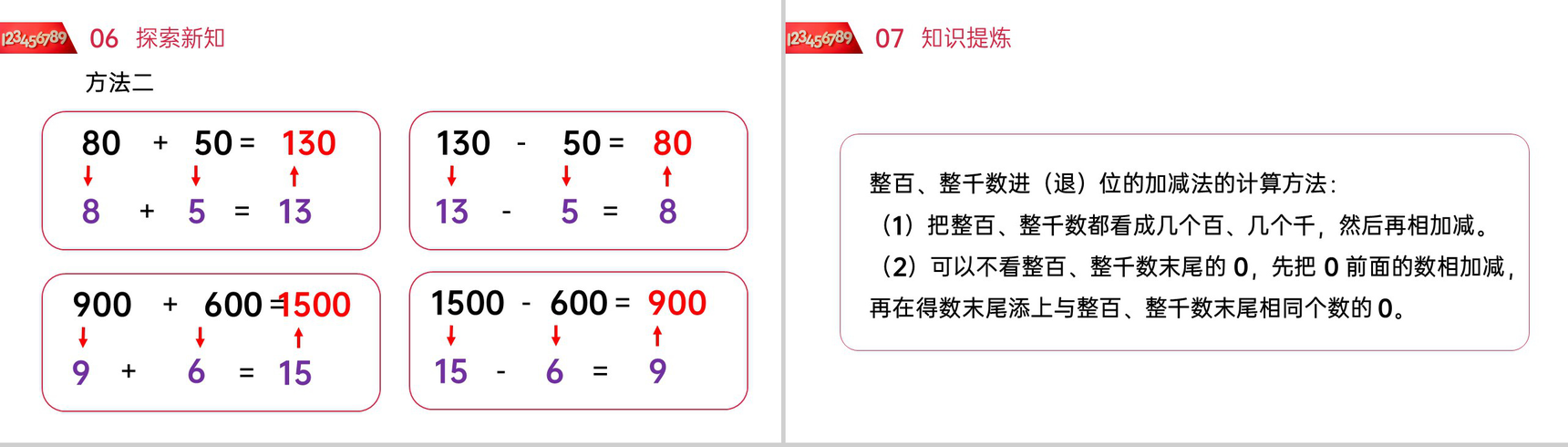 《整百整千数的加减法》人教版小学数学二年级下册PPT课件(第7.1课时)-9