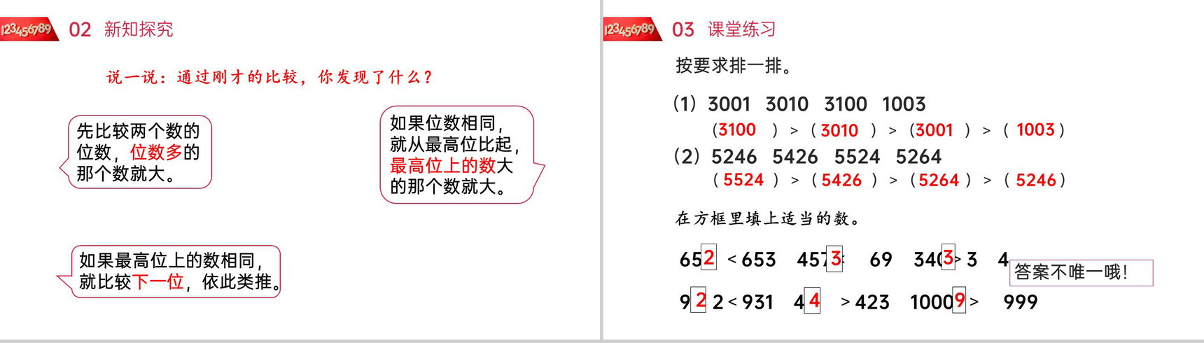 《万以内数的大小比较》人教版小学数学二年级下册PPT课件(第7.7课时)-4