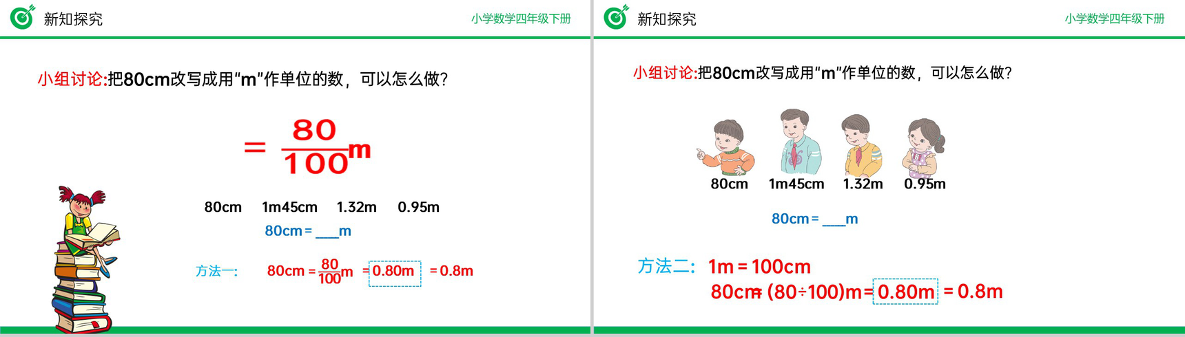 《低级单位的数改写成高级单位的数》小学数学四年级下册PPT课件(第4.4.1课时)-5