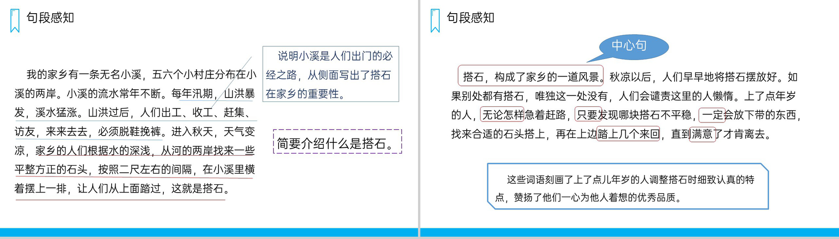 《搭石》人教版五年级上册语文PPT课件-4