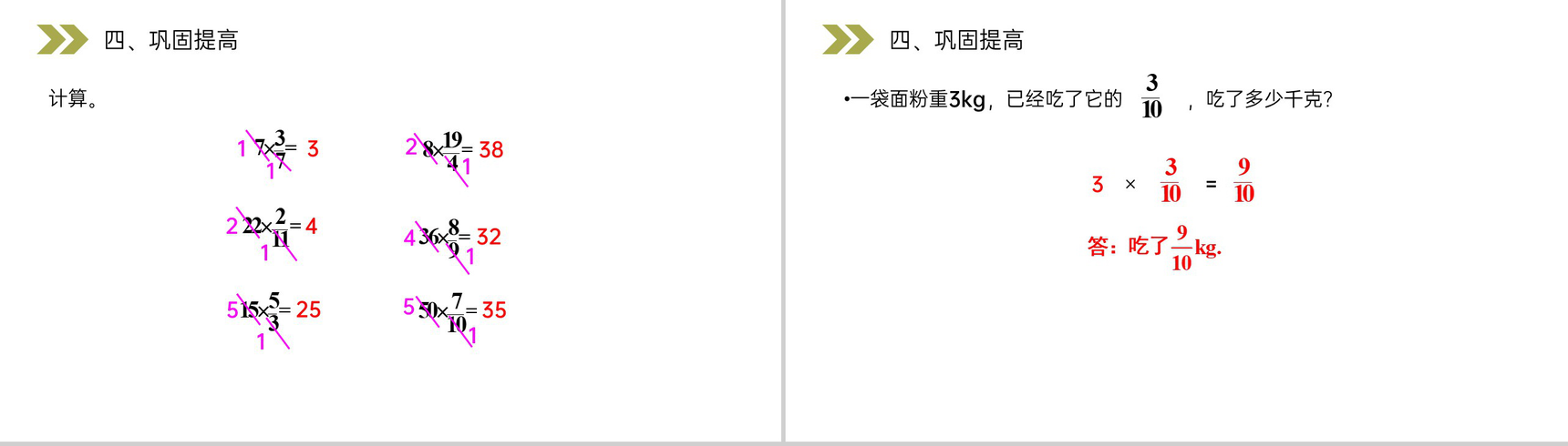 《分数乘整数的意义和计算》人教版小学六年级上册数学PPT课件(第1.2课时)-7