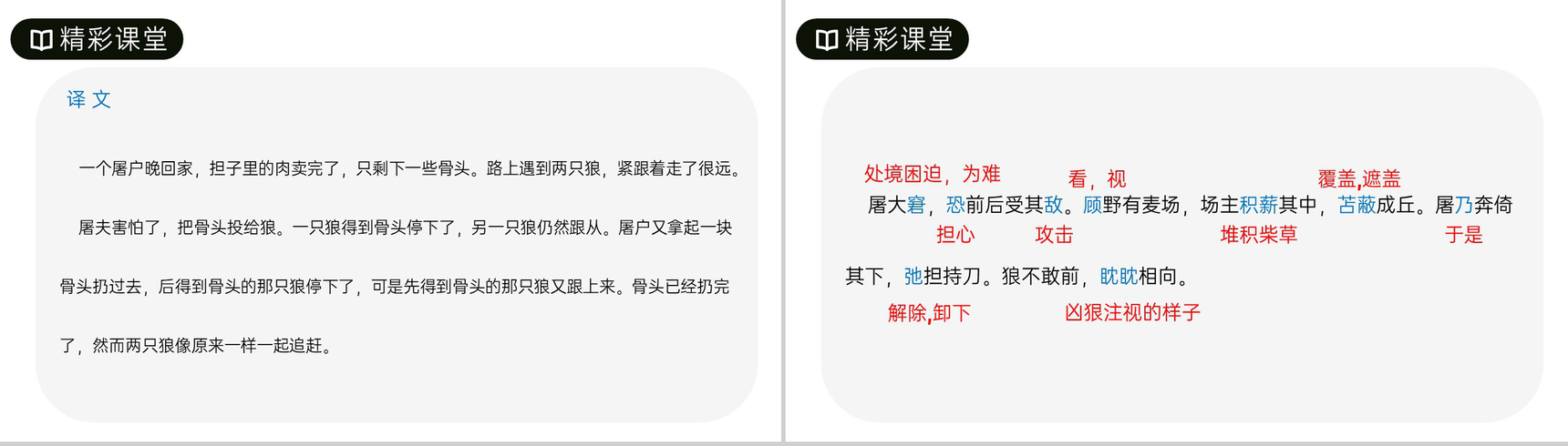 《狼》人教版七年级上册语文PPT课件-8