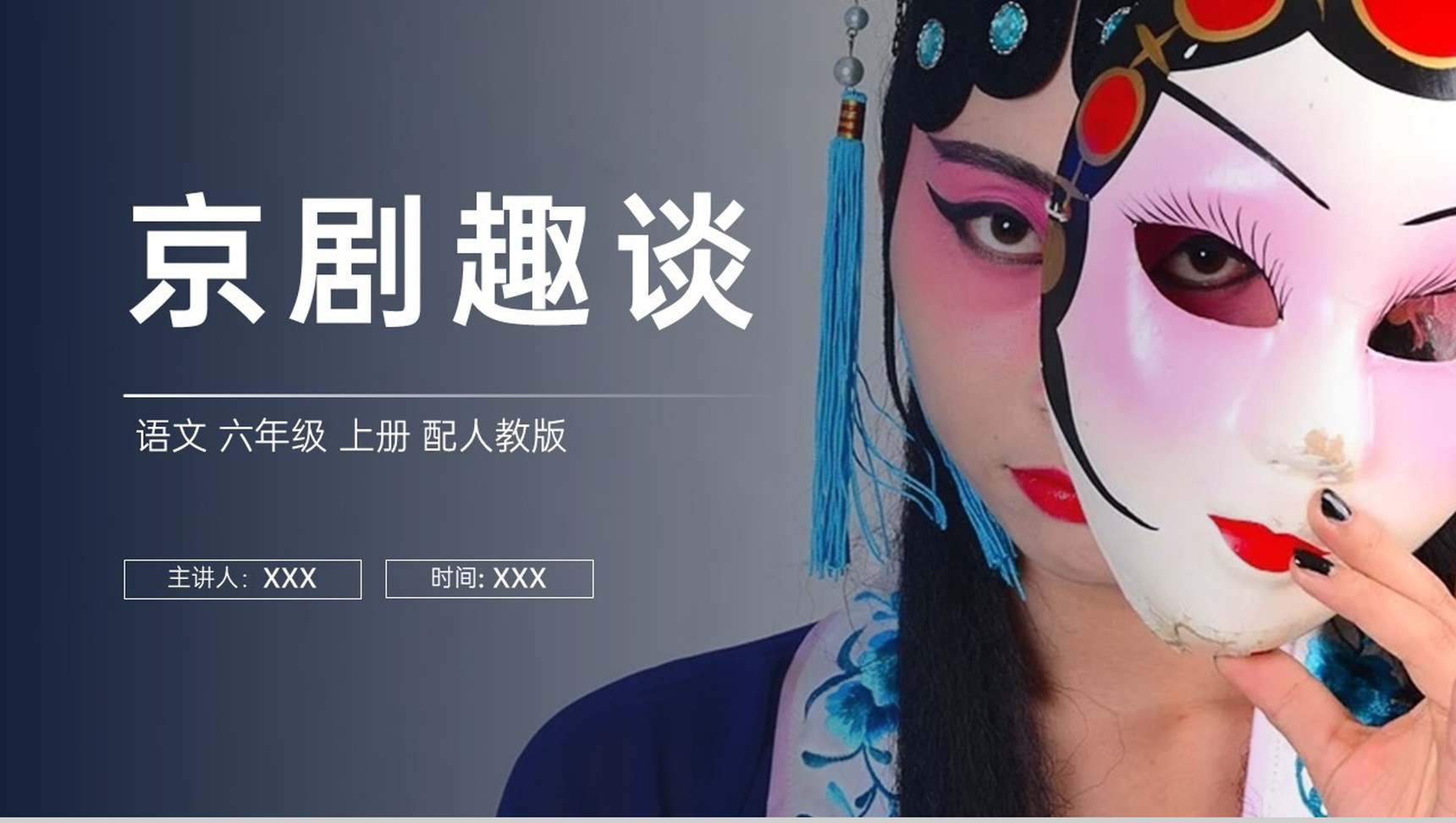 《京剧趣谈》人教版六年级上册语文PPT课件-1