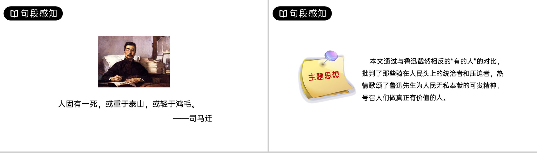 《有的人》人教版六年级上册语文PPT课件-8