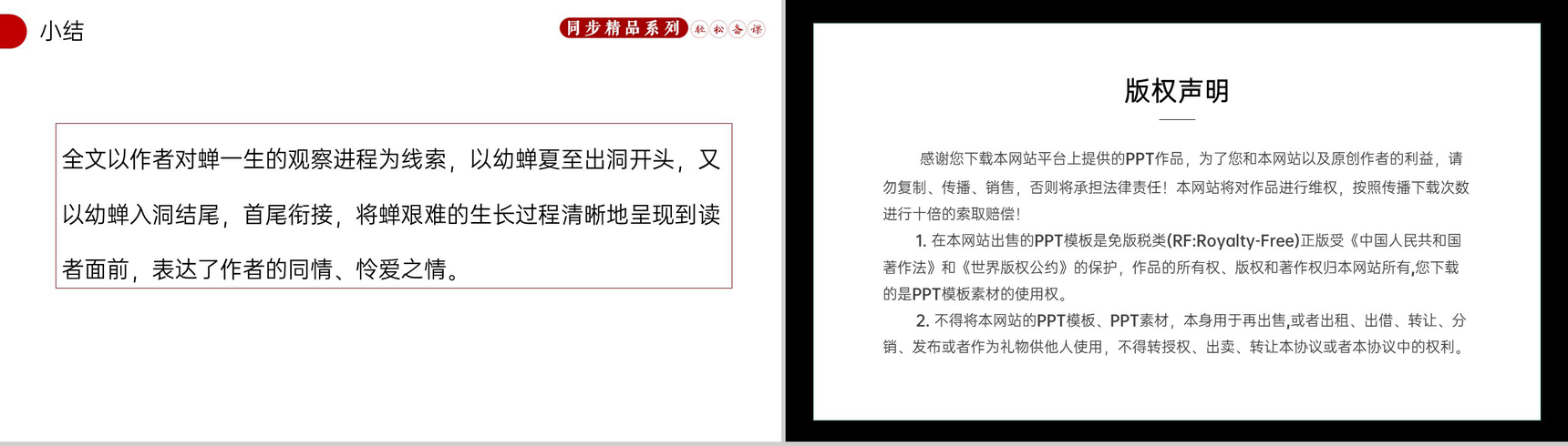 《蝉》人教版八年级上册语文PPT课件-8