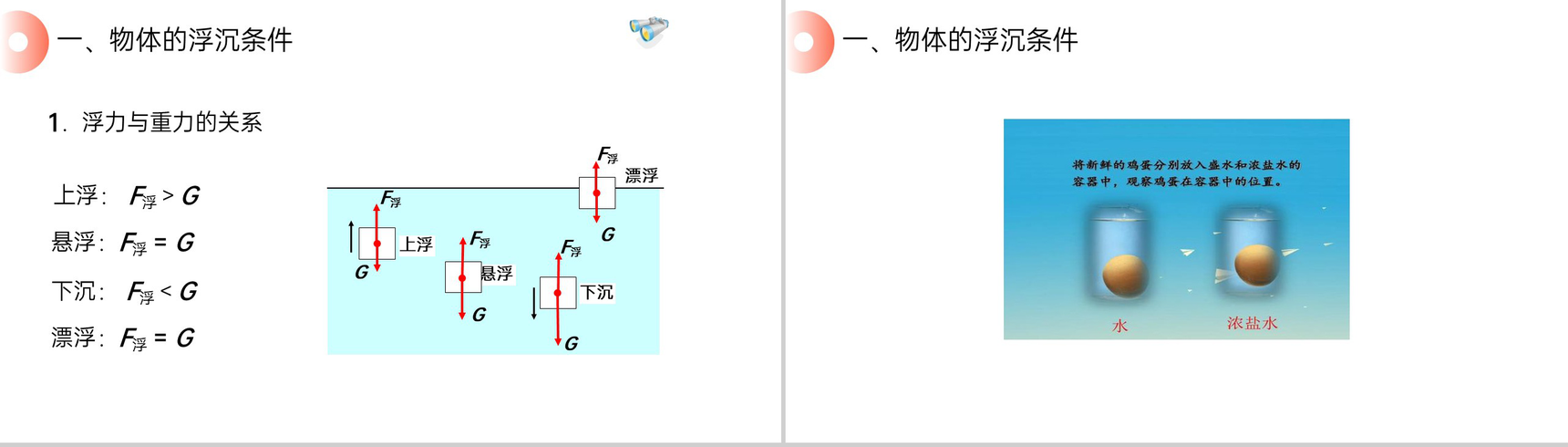 《物体浮沉的条件及应用》人教版八年级初二物理下册PPT课件-4