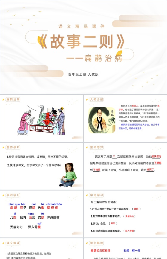 《扁鹊治病》人教版四年级上册语文精品PP