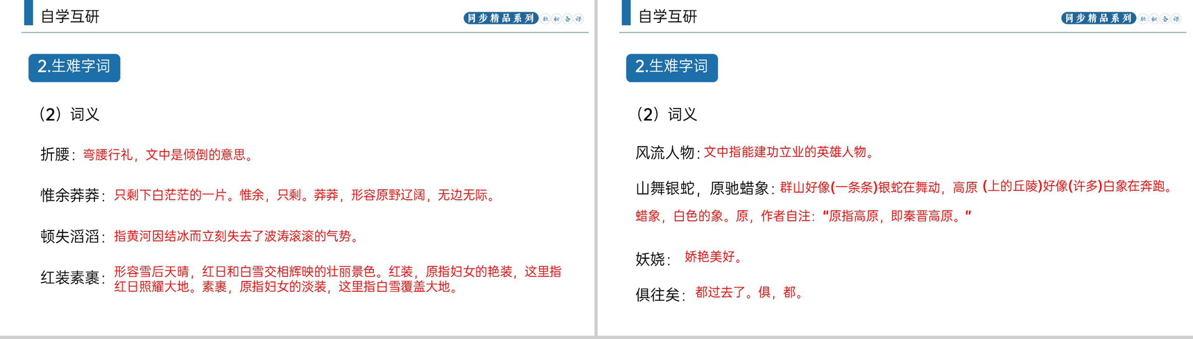 《沁园春·雪》人教版九年级上册语文PPT课件-4