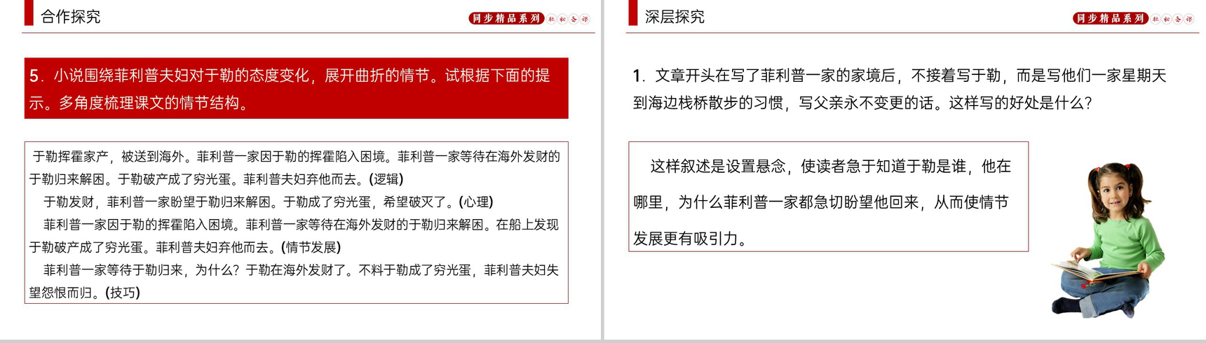 《我的叔叔于勒》人教版九年级上册语文PPT课件-7