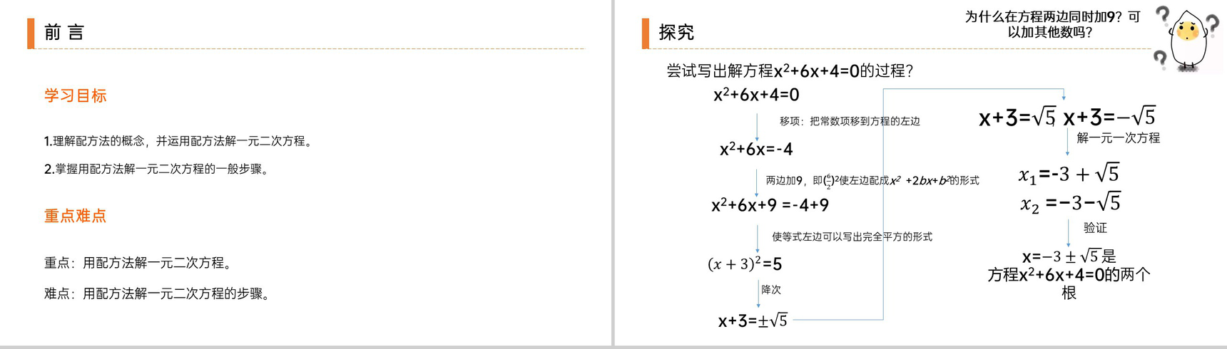 《解一元二次方程之配方法》九年级初三数学上册PPT课件(第21.2.1 课时)-2