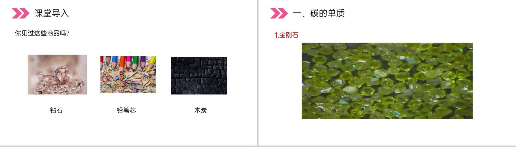 《金刚石、石墨和C60》人教版初中化学九年级初三上册PPT课件(第6.1.1课时)-2