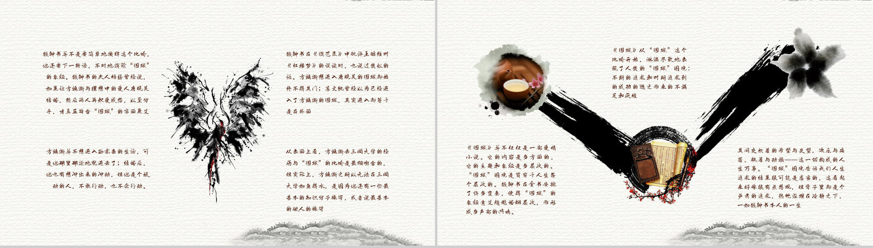 作家钱钟书代表作《围城》长篇小说阅读知识点梳理培训讲座PPT模板-11