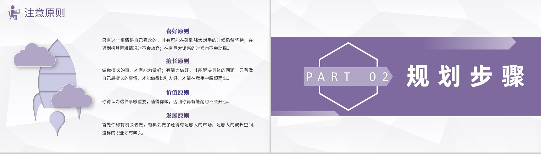 实用简约大学生职业定位职业生涯规划设计培训PPT模板-4