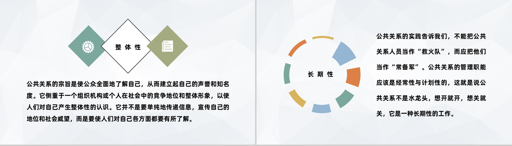 媒体行业公关活动汇报员工公共关系培训演讲PPT模板-4