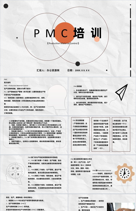 部门员工PMC培训生产计划与生产进度的控
