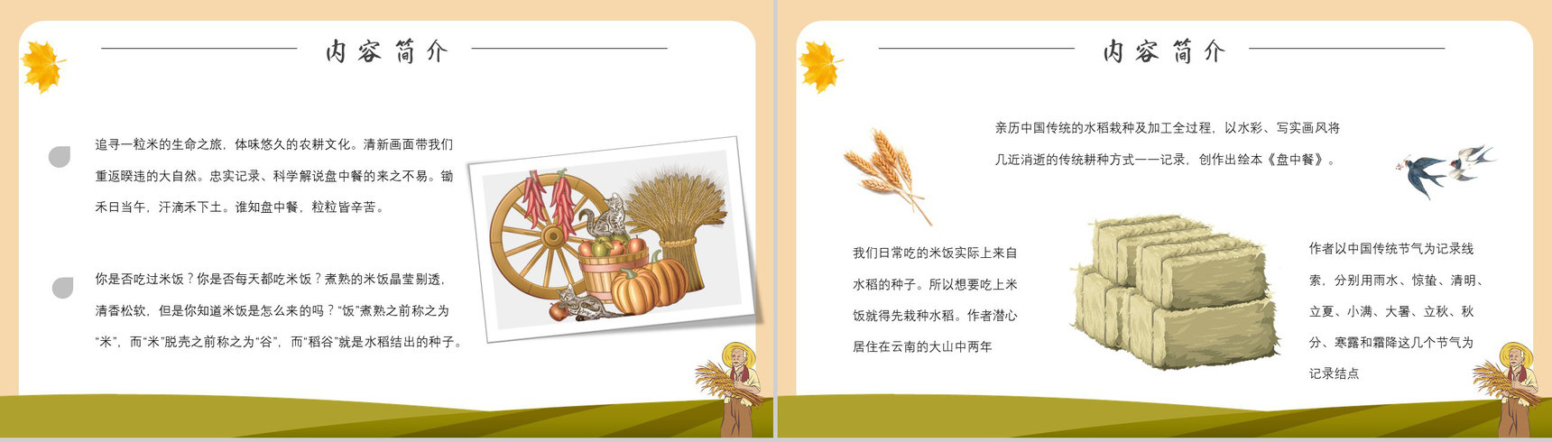 《盘中餐》内容作者简介读书分享名著逻辑梳理PPT模板-4