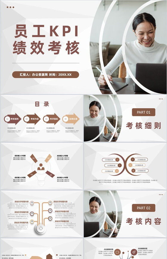 单位员工月度KPI绩效考核个人能力评价结