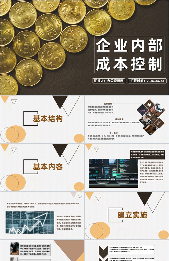 部门团队内部成本控制应用指引流程总结PP