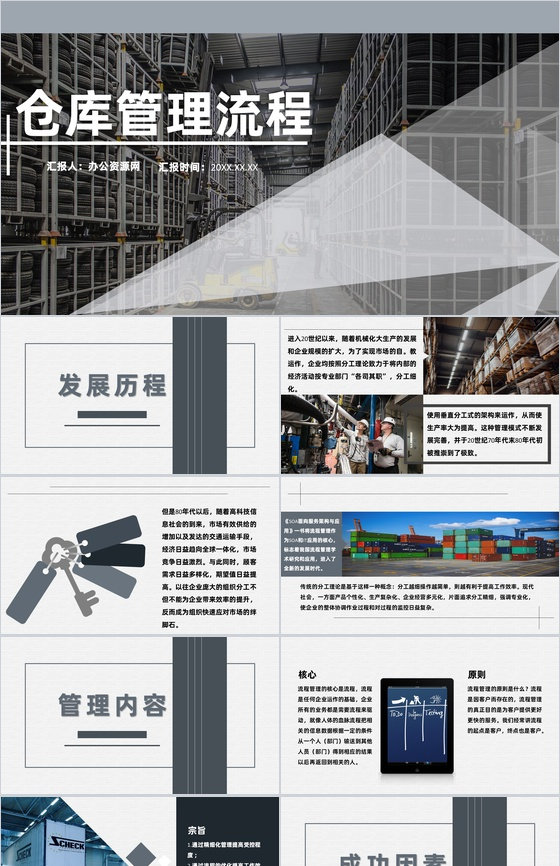 中小型企业车间仓库现场流程优化管理总结P