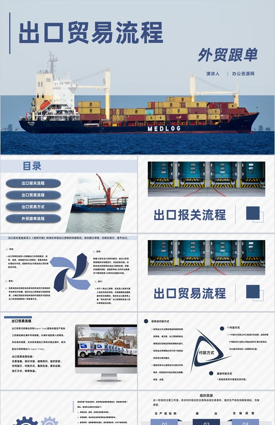 进出口贸易操作流程及物流行业贸易代理流程
