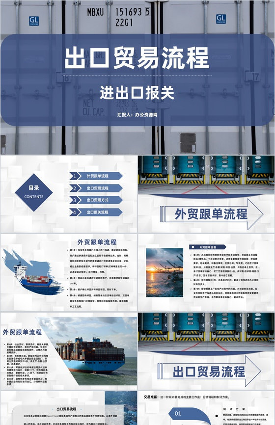 企业出口贸易流程及物流行业进出口报关流程