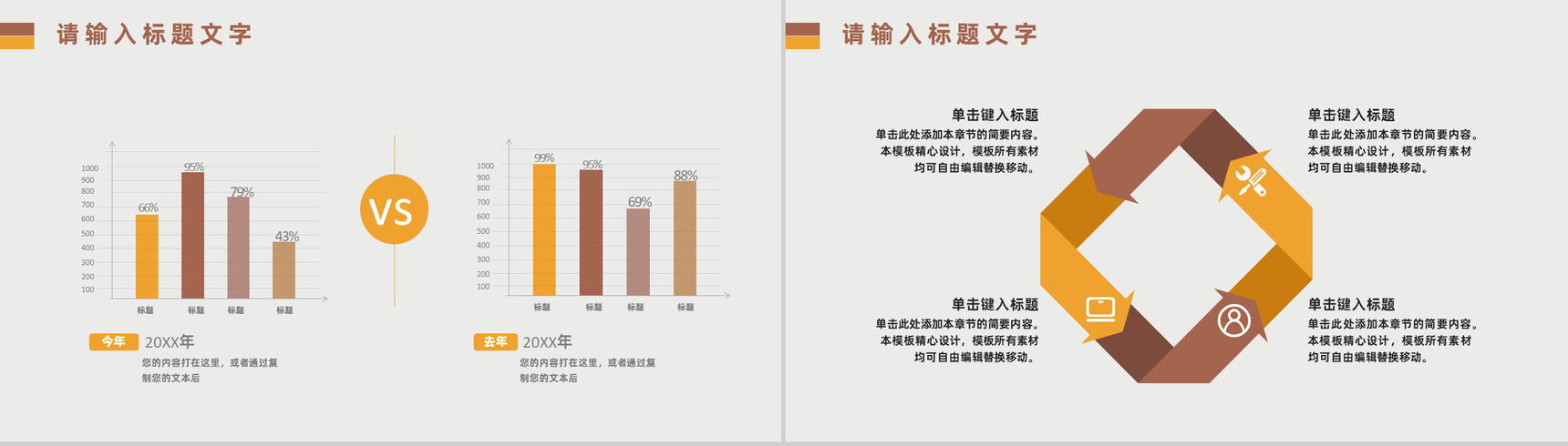 棕色简约风格20XX年公司企业财务分析报告PPT模板-3