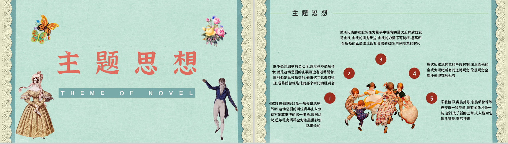 读书笔记《欧也妮葛朗台》作品简介导读好句整理分析学生阅读技巧培训PPT模板-4