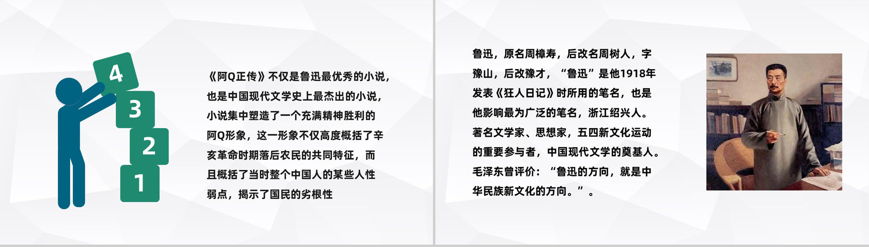 中学生必读小说之一鲁迅《阿Q正传》名著知识点梳理交流PPT模板-7