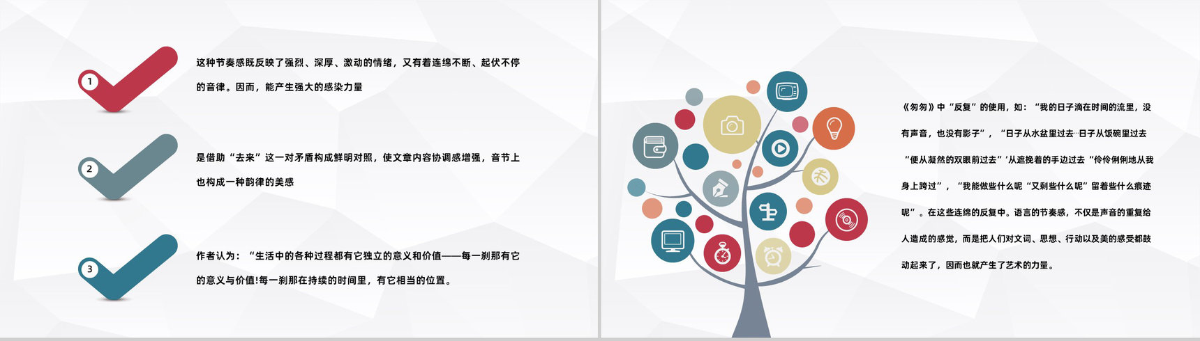 中国现代散文朱自清《匆匆》读书笔记分享阅读技巧交流PPT模板-3