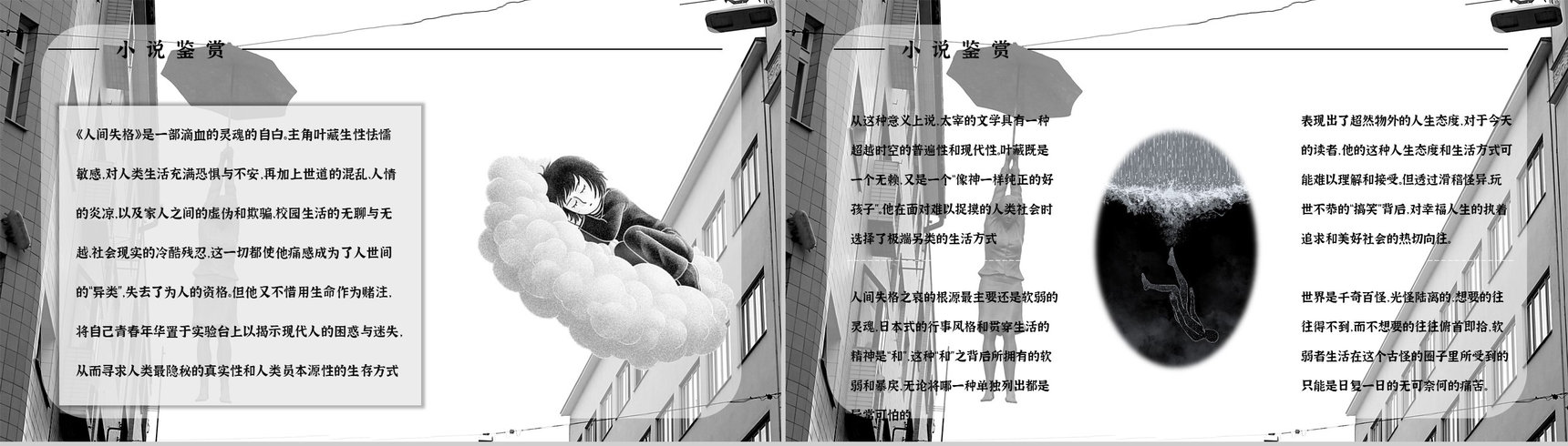 教育教学《人间失格》小说阅读简介艺术特色分析教师备课课件PPT模板-4