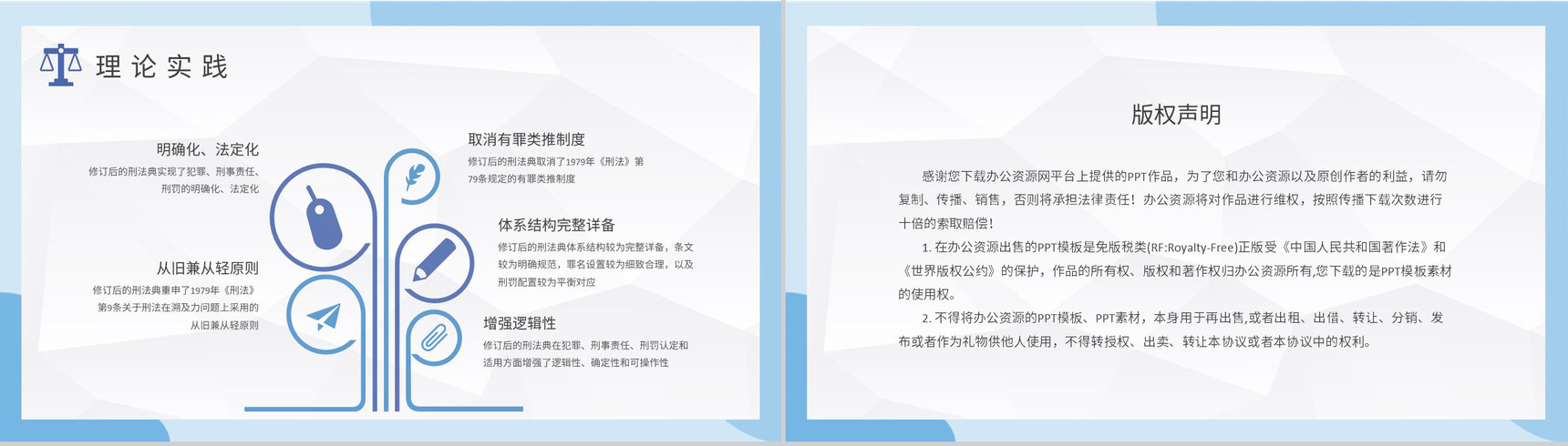 法学理论知识普及教育培训罪行法定的派生原则学习PPT模板-8