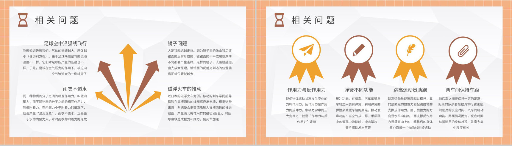 生活中的物理现象知识通解日常生活常识培训心得PPT模板-3