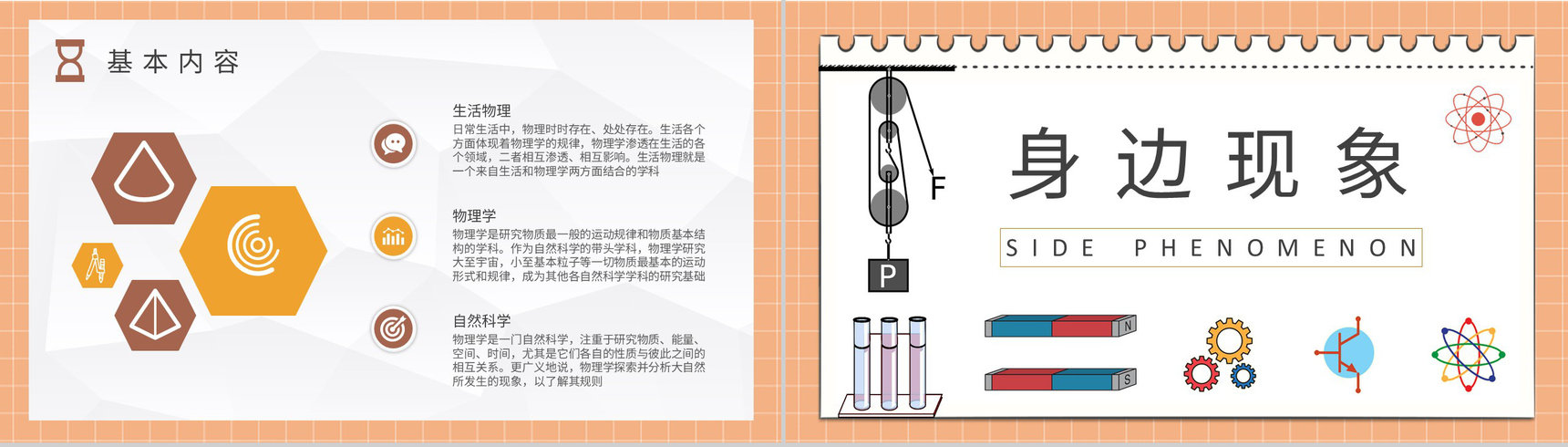 生活中的物理现象知识通解日常生活常识培训心得PPT模板-6