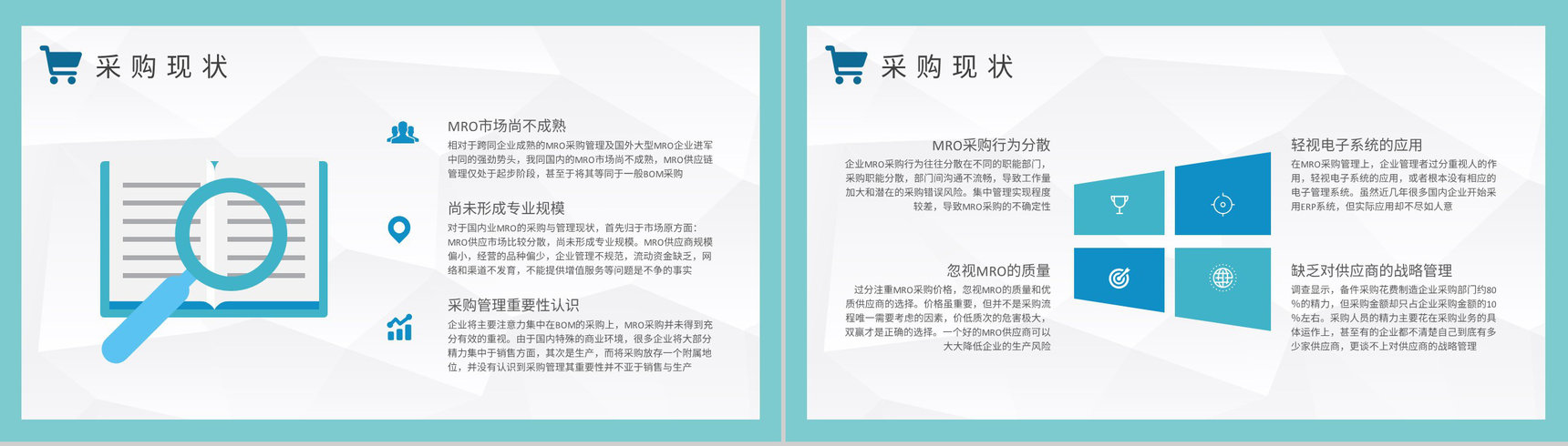 公司采购管理方案汇报员工MRO采购工作总结PPT模板-6