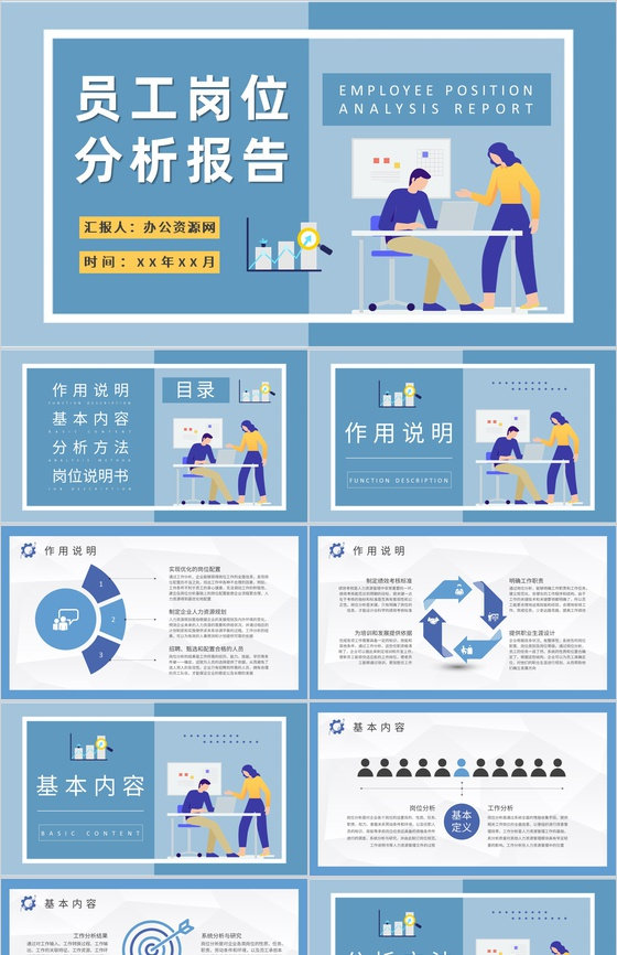 部门员工岗位分析报告总结工作分析情况汇报