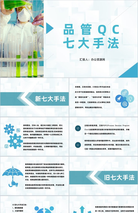 品管QC七大手法培训品管圈医疗QC团队科