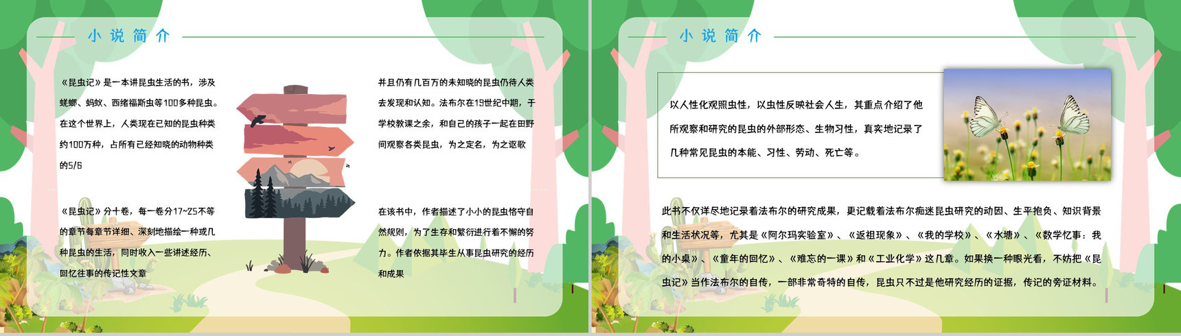 著名生物学著作《昆虫记》图书作品简介读书心得体会交流分享PPT模板-3