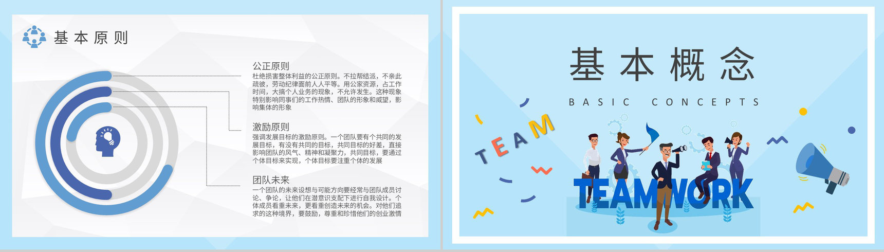 公司团队活动策划方案员工团队凝聚力培训总结PPT模板-7