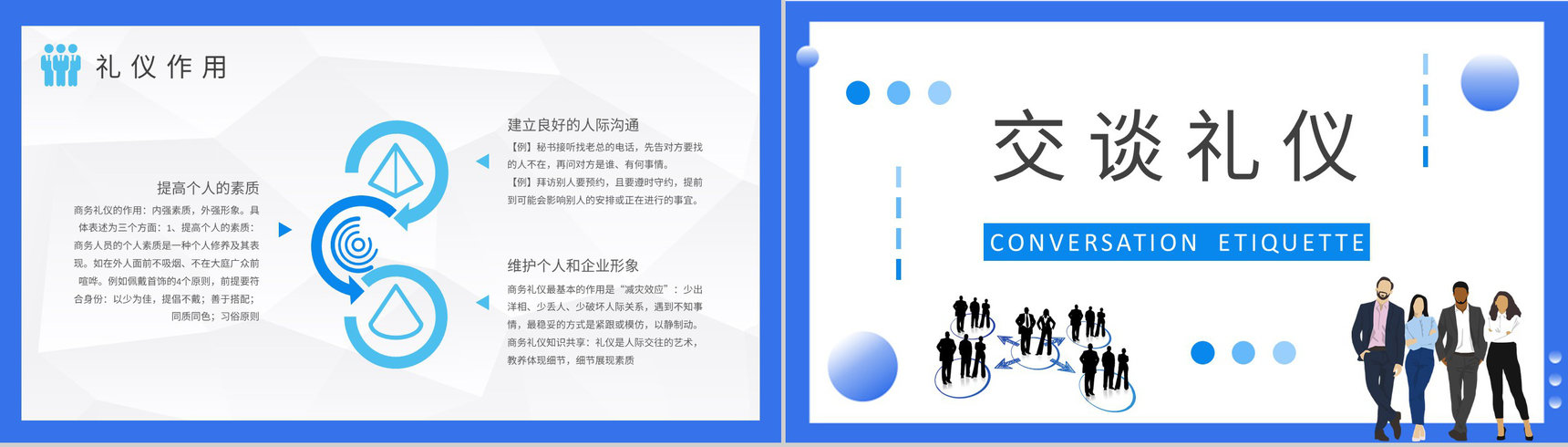 商务礼仪的重要性学习员工职场礼仪规范培训PPT模板-6