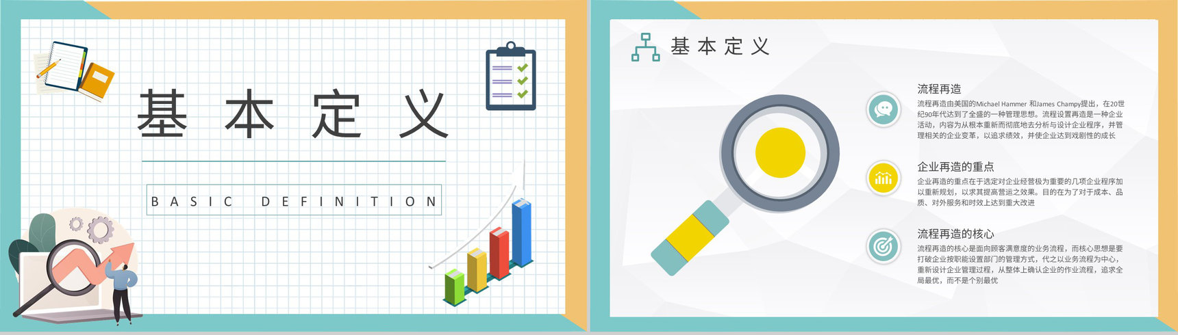 企业流程再造案例分析总结业务流程管理知识培训PPT模板-6