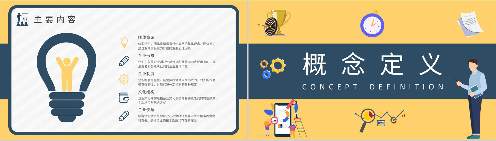 企业文化的重要性学习团队文化宣传培训演讲PPT模板-6