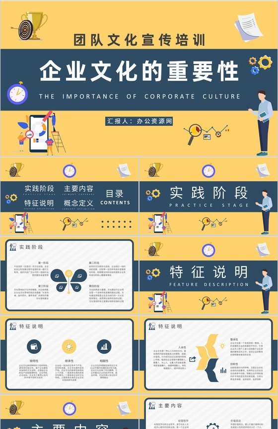 企业文化的重要性学习团队文化宣传培训演讲