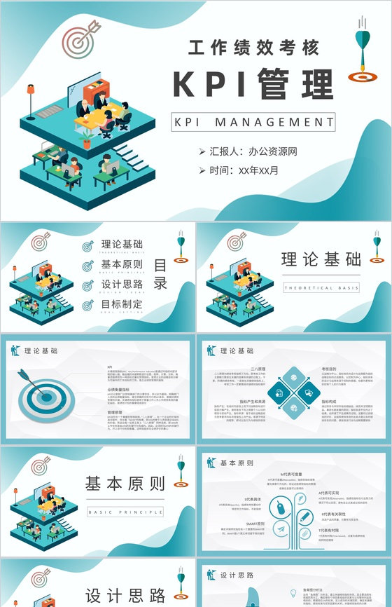 部门工作绩效考核计划方案企业KPI指标管