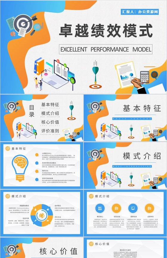 团队管理计划汇报卓越绩效模式核心内容学习