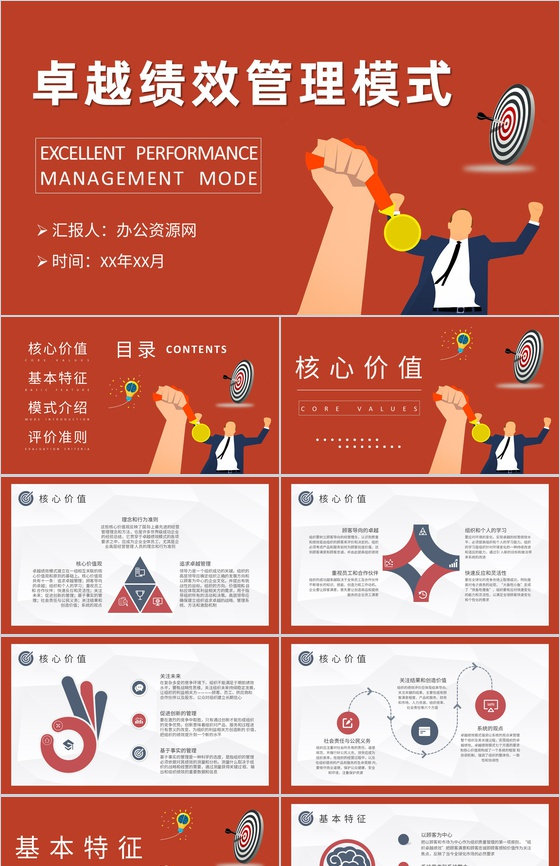 卓越绩效管理模式培训企业部门绩效管理体系