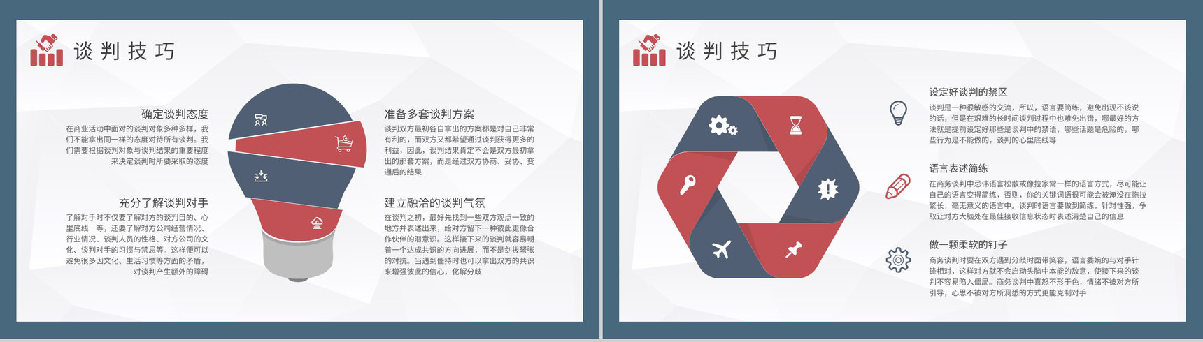国际商务谈判方案汇报公司员工贸易谈判技巧学习PPT模板-3