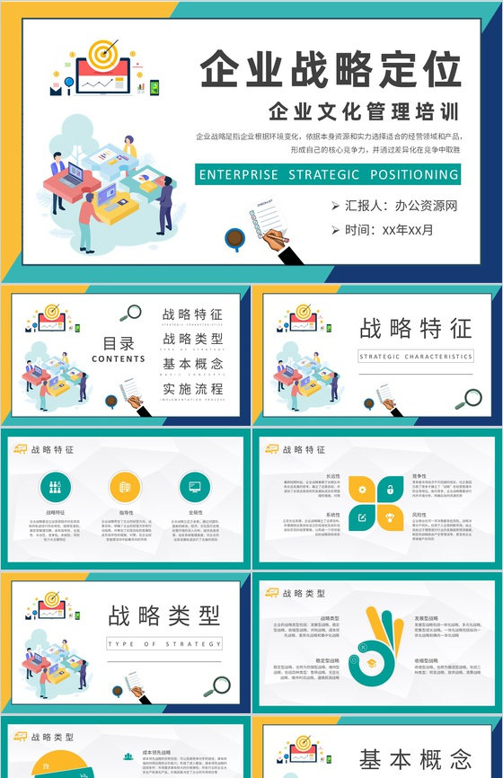 企业战略定位分析总结汇报企业文化管理培训