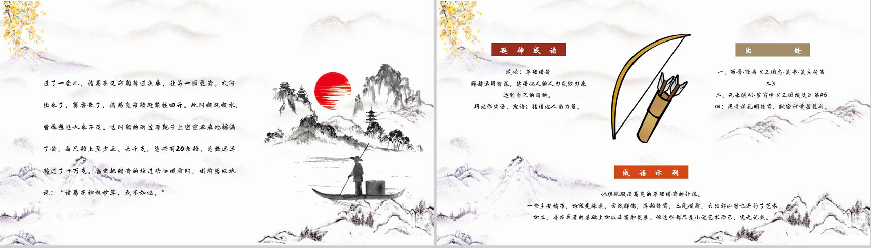 《三国演义》著名章节草船借箭艺术特色分析名著鉴赏课件PPT模板-5