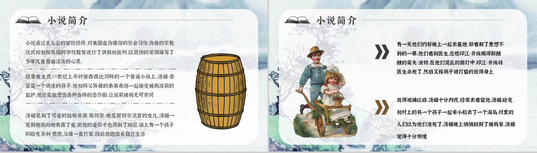 教师备课《汤姆索亚历险记》艺术特色心得体会PPT模板-3